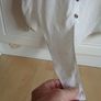 Primark White Cropped Shirt for Sale Image 2
