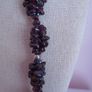 Garnet necklace,free post, Gemstone jewellery.Necklace.January birthstone, Image 4