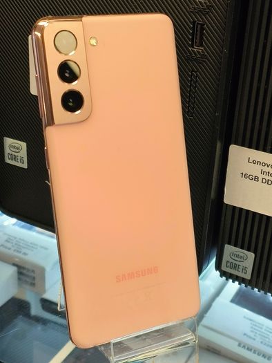 Samsung Galaxy S21 5G 128GB Dual Sim Factory Unlocked Smartphone Pink (Display Has Red Burn in)
