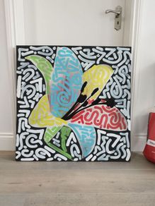 Acrylic Art on Canvas Block - 800 X 800cm