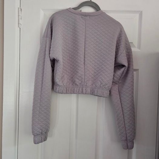 Cropped Lilac Pullover, Size 10