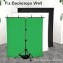 Backdrop Stand Kit 5 x 6.5 ft Green Screen Stand Height Adjustable Portable Small 2 x 2 M Background Stand for Streaming, Zoom, YouTube, Photography, Birthday Party, Tik Tok Image 5