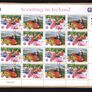 2002 Ireland 75th Anniversary of Irish Scouting Commemorative Stamps Sheetlets Plate 1B1B1B1B Fine Used with Dublin CDS cancel of 12th March 2002 (Frist day of issued) on envelope extract. Image 3