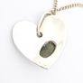 Vintage Sterling Silver And Druzy Pendant Necklace Image 3