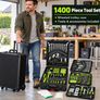 XXL 1400 Piece Filled Tool Box Trolley with Wheels and Tools Included Image 4