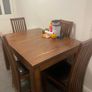 Table and 4 chairs Image 2