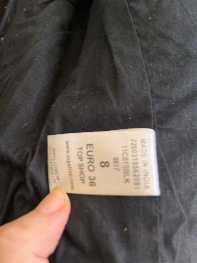 Topshop leather biker jacket