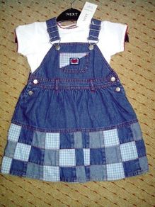 New:  NEXT pinafore 9 - 12 months