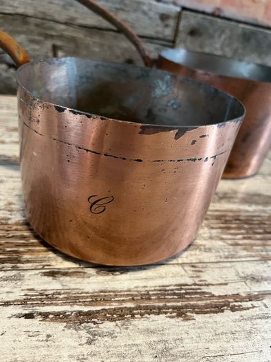 vintage pots decoration