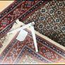Beautiful Persian Moud Square Rug and Matching Runner Rug Carpet Image 7