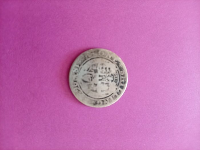 Rare 1896 Queen Victoria Silver Shilling. Veiled Old Head Victorian Coin. (The Widows Silver.)