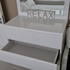 White High Gloss Chest of Drawers (4-Drawer)