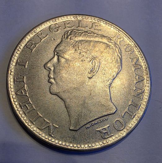 1944 silver Romania 500 lei