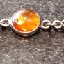 Vintage Baltic Amber sterling silver bracelet Image 2