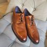 Ted Baker Mens Brown Leather Dress Shoes Image 6