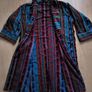 Vintage Lloyd Attree and Smith London Fish Pattern Dressing Gown Robe Size 60 Image 4
