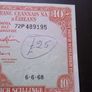 1968 Lady Lavery 10 shillings in nice condition! Image 3