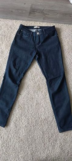 Wrangler Super Skinny Dark Blue Denim Jeans W28 L30