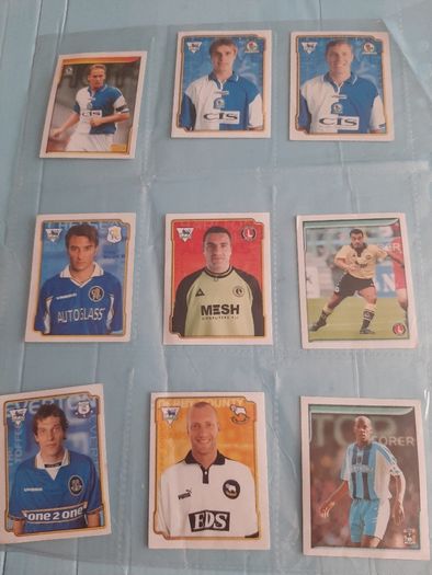 football cards merlin 1997/98
