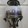 Wonderful  Antique Victorian Oil Lamp height 26" Image 5
