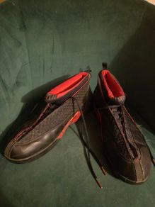 Nike Air Jordan Xv 15 Retro Countdown Cdp Bred Black True Red 317111-062 Sz 11