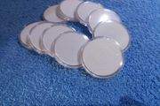 10 x Universal Plastic Coin Capsule /  Protector / Case / Storage Box