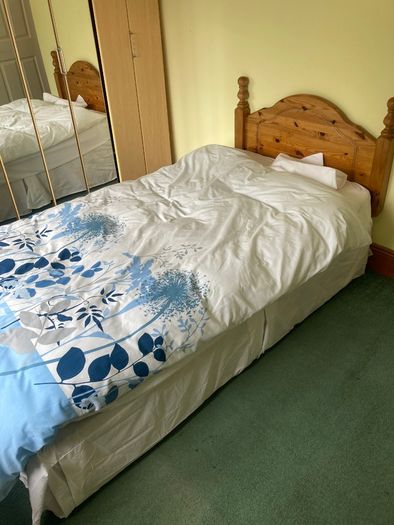 Single Bed with Headboard.