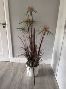 artificial dandelion papyrus grass plant
