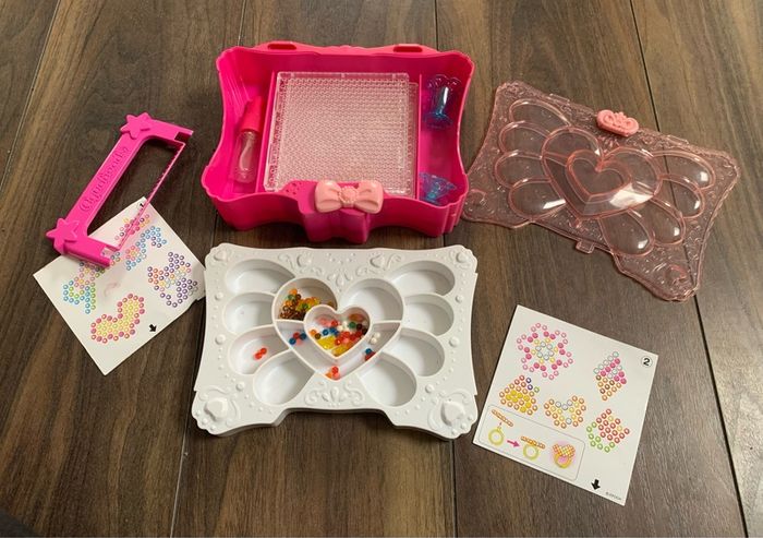 Girls Small Things Holder / Box (for aqua beads, earrings, rings, jewellery etc)