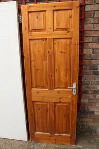Solid 6-Panel Pine Door