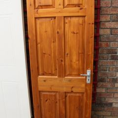 Solid 6-Panel Pine Door