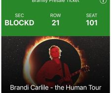 Brandi Carlile Tickets and car park