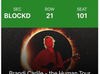 Brandi Carlile Tickets and car park