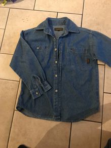 Timberland blue denim shirt