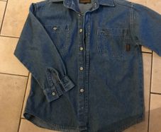 Timberland blue denim shirt