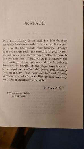 A Concise History Of Rome By P. We. Joyce. VINTAGE Hardback In Good Condition.