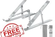 New Sale | Aluminum Adjustable Laptop Stand For Desk, Foldable Laptop Holder For Desk