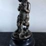 Paul Schmidt-Felling (1835-1920) Boy With Hare - Bronze, Marble, Signed Image 6