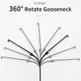 Lash Light, LED Floor Lamp, Reading Floor Lamp, Adjustable Gooseneck, 3 Heights, 10W Dual Brightness, Portable Standing Lamp for Eyelash Extensions, Makeup, Office Image 6