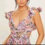 Pink Floral Summer Maxi Dress Image 2