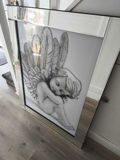 Large Mirrored Wall Art