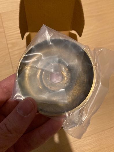 Heritage Brass Victorian Centre Door Knob Design 3" Satin Brass Finish