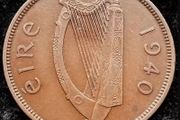 [#2109] - Ireland 1940 | Irish 1d | Irish One Penny | Hen and Chicks | KM.11