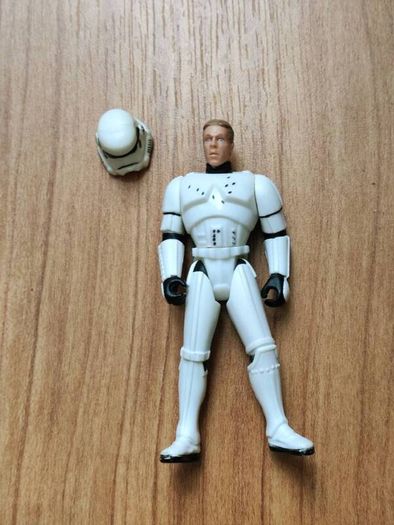 Star Wars Luke Skywalker Stormtrooper in Trash Compactor Power Of The Force Kenner 1998 Escape The Death Star Action Figure Game