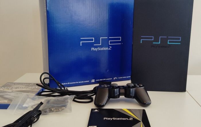 Ps2 Console Refurbished original controller hd adapter original box
