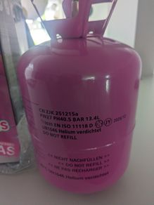 Empty gas canister