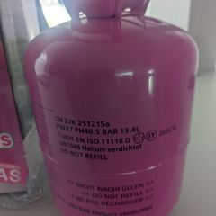 Empty gas canister