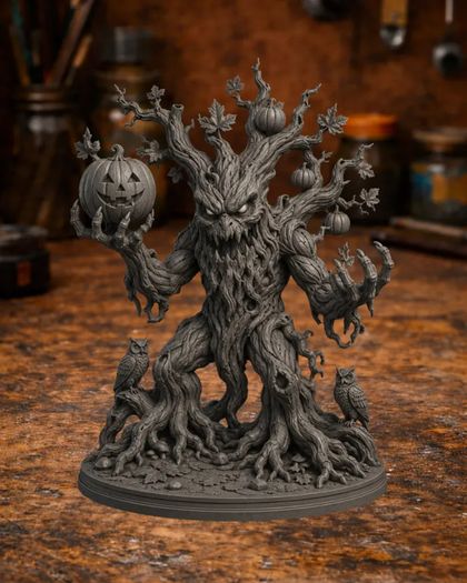 Haunted Tree Monster Statue