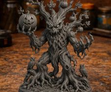 Haunted Tree Monster Statue