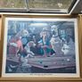 3 x Vintage prints Dogs playing snooker Arthus Sarnoff Pool set of 3 Image 4